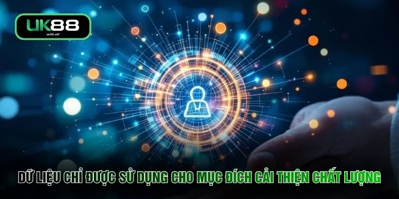 Chính Sách Bảo Mật UK88 4 Dữ liệu chỉ được sử dụng cho mục đích cải thiện chất lượng