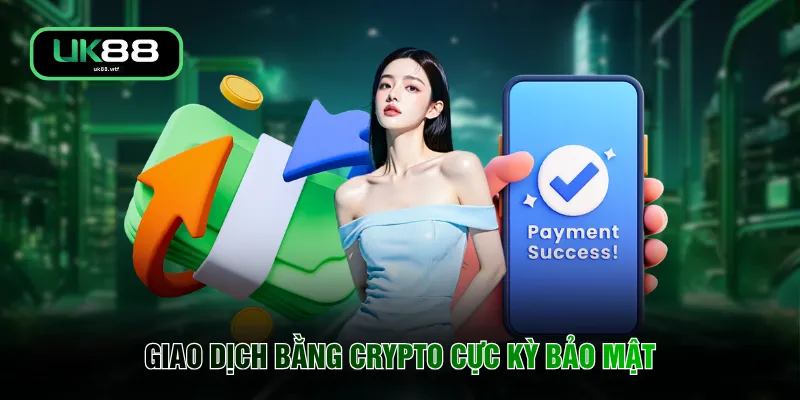 Giao dịch bằng crypto cực kỳ bảo mật